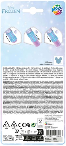 Creative Craft Group Frozen sidewalk chalk set with Elsa holder for kids-3