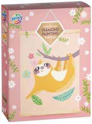 Creative Craft Group diamond painting wall hanging velvet sloth craft set
