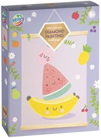 Creative Craft Group diamond painting velvet wall hanging fruit set
