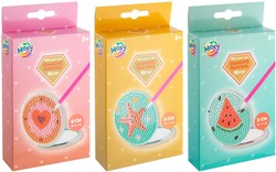 Creative Craft Group diamond painting hand mirror craft set 8 cm
