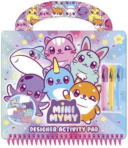 Creative Craft Group activity pad Mini MyMy with gel pens and stickers