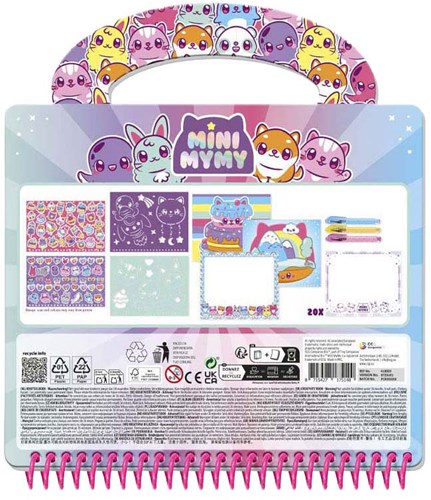 Creative Craft Group activity pad Mini MyMy with gel pens and stickers-3