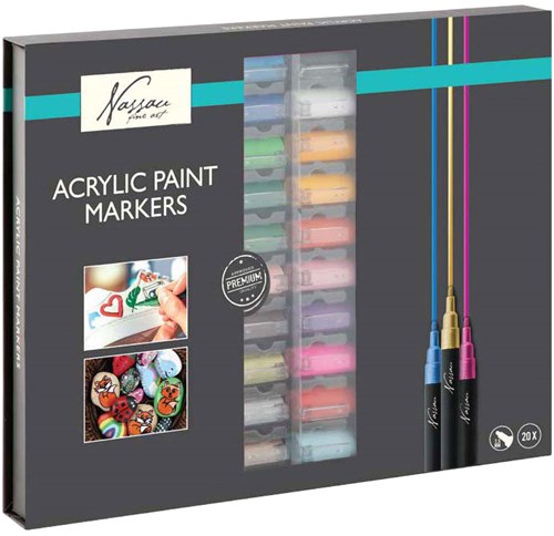 Creative Craft Group acrylic marker set 20 pieces for creative crafting