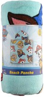 Creative Craft Group Paw Patrol beach poncho 60x60cm kids bath cape