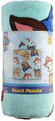 Creative Craft Group Paw Patrol beach poncho 60x60cm kids bath cape