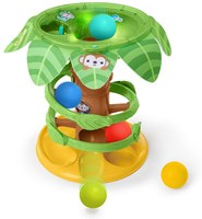 Bright Starts baby marble run Tropical Twirl Ball Play Toy jungle-2