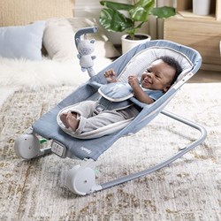 Ingenuity baby bouncer Happy Belly Rock-to-Bounce massage multicolor