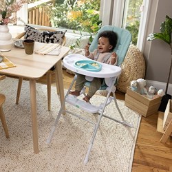 Ingenuity compact folding high chair with tray - Sun Valley