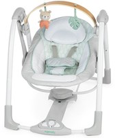 Ingenuity baby swing Cozy Spot portable with toy bar and music-2