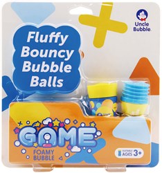 Uncle Bubble bouncing bubble foam toy set
