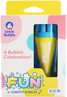 Uncle Bubble bubble toy Fun Confetti Bubbler colorful