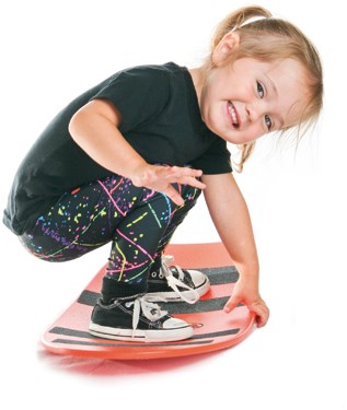 Eduplay balance board Spooner board blue for kids and adults