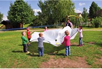 Eduplay parachute toy 360 cm white - educational game for children