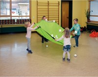 Eduplay parachute toy 185 cm grass green - educational outdoor toy