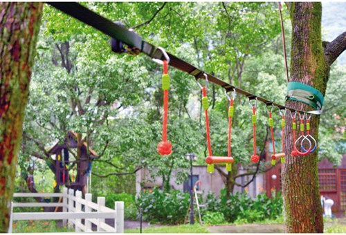 Eduplay Ninja Line climbing set for kids - 12 meter slackline-3