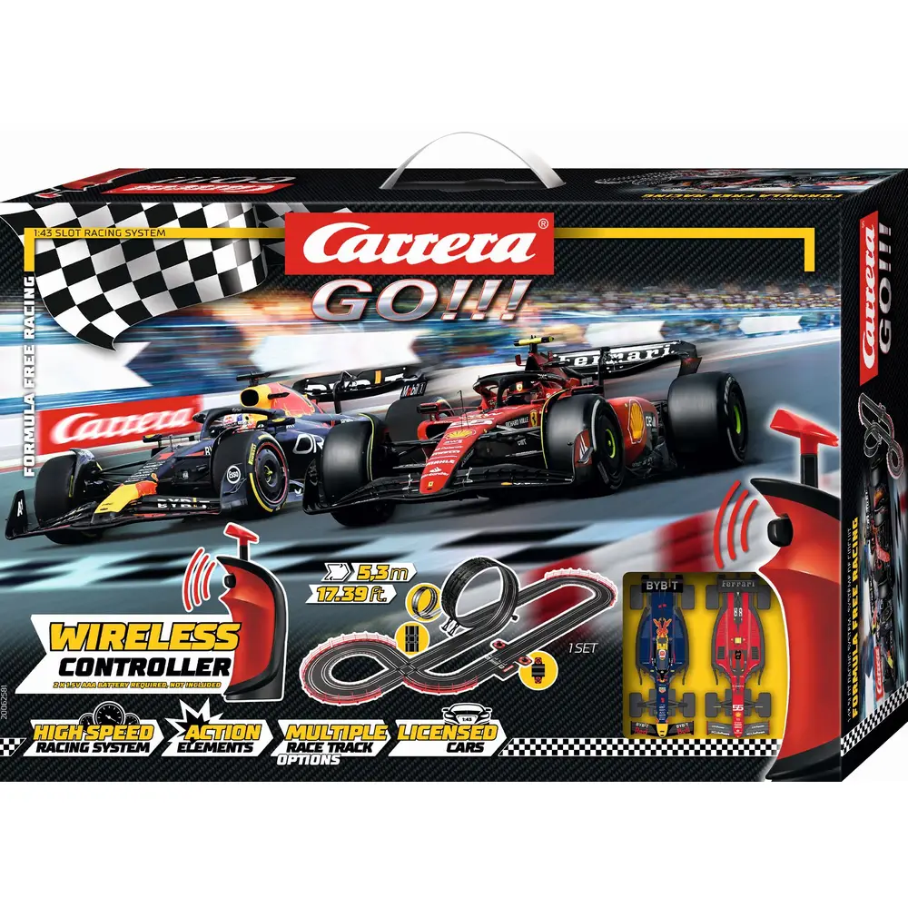 Carrera racetrack GO!!! Formula Free Racing wireless 5.3 meters