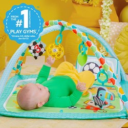 Bright Starts baby play mat - activity gym with Oball toys