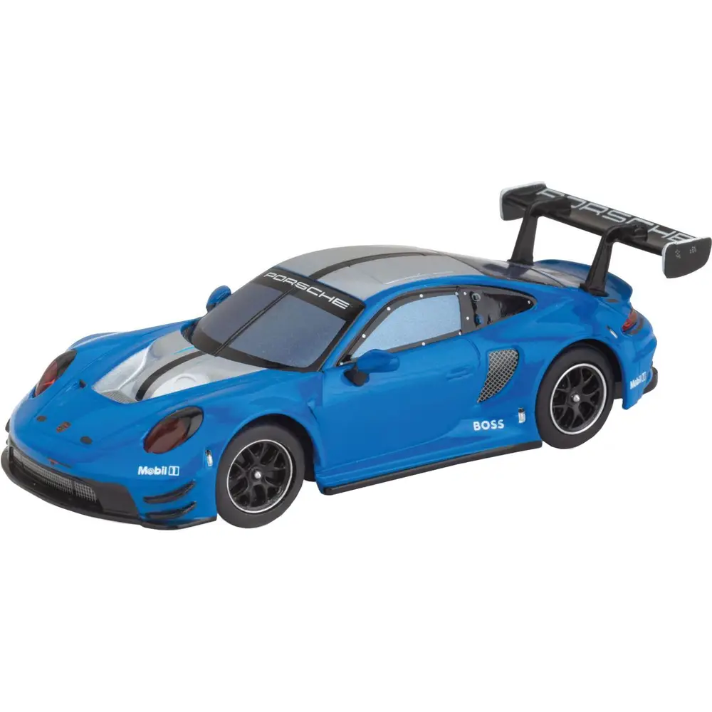 Carrera race car Porsche 911 GT3 R Blue Thunder remote controlled 1:50 app