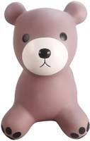 FIND THAT HIPPO bouncing toy - Bear Maya taupe pink toy-2