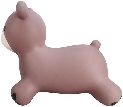 FIND THAT HIPPO bouncing toy - Bear Maya taupe pink toy-3