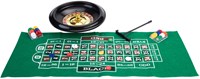 Roulette Black Jack set casino game 30 cm complete with play mat-3
