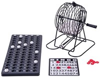 Angel Sports bingo cage - metal bingo game complete set 75 balls