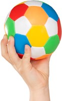 Angel Sports soft football multicolour 15cm - colourful play ball for kids-2