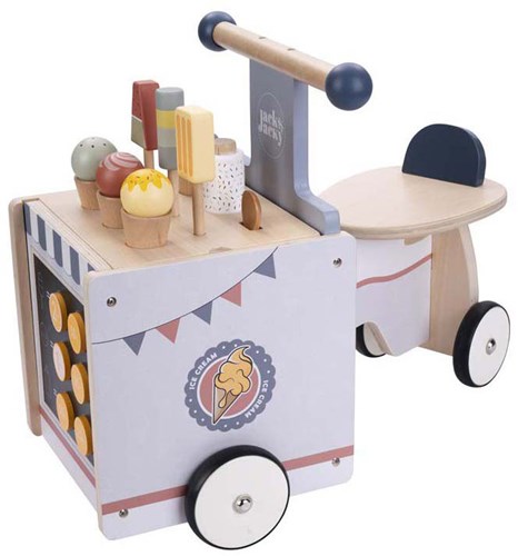 Houten Loopfiets Ijskar Jack & Jacky-2