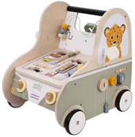Houten Loopwagen Auto Jack & Jacky