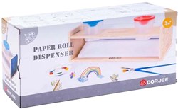 Wooden paper roll holder creative toy for children