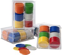 HOT Sports + Toys roulette chips set 240 pcs plastic 25mm casino-3