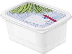 Rotho freezer container set food storage 4x0.75L white BPA-free
