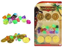 Toi-Toys pirate toy coins and diamonds set for children