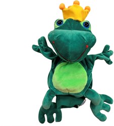 Beleduc hand puppet Frog King - educational toy for children
