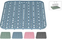 Excellent Houseware draining mat plastic green kitchen accessory 59.4x26cm