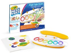 Crayola color set Magic Light-Up Brush mess-free painting kids