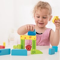 Beleduc animal puzzle wooden toy educational multicolor