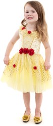 Little Adventures princess dress yellow - kids costume 3-5 years