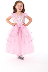 Little Adventures princess dress Royal Pink for kids 5-7 years - costume
