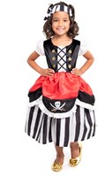 Little Adventures pirate dress kids costume with headband