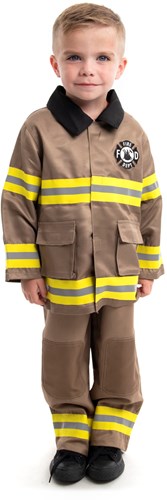 Little Adventures firefighter dress up set for kids 5-7 years - firefighter toy