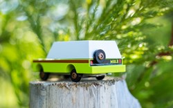 Candylab wooden toy car - Everglades Mule yellow white