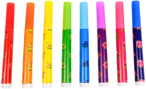 Canenco scented markers broad tip - Fruity Squad 8 pieces colorful-2