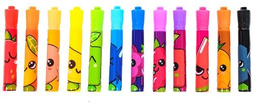 FruitySquad 12 fruitysquad markers FS60353-2
