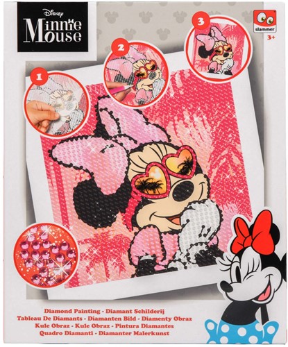 Minnie Mouse Diamond Painting Schilderij-2