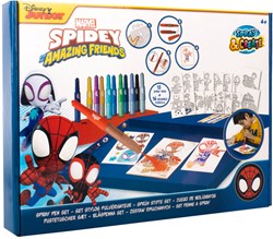 Canenco Spidey blow pens set deluxe - creative drawing kit for kids