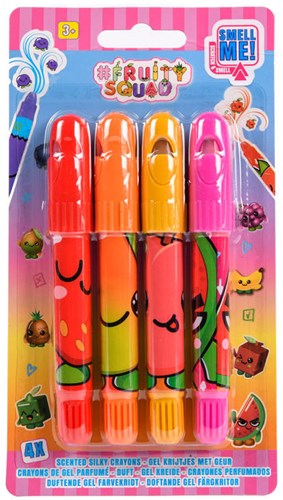 FruitySquad 4 fruitysquad crayons with scent FS60373-3