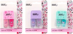 Create it! nail polish duo set colorful nail polish for kids