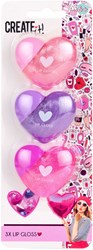 Create it! heart lip balm set - kids lip care gift