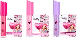 Create it! heart lip gloss kids make-up - colourful lips